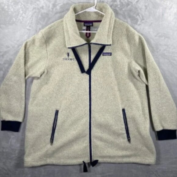 Patagonia Jacket men's XL Sherpa Fleece Full Zip Long Sleeve Pockets Polyester - Picture 1 of 16